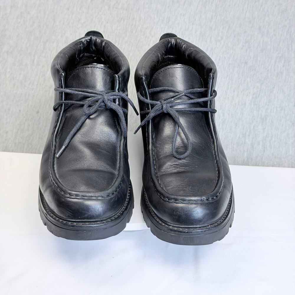 Timberland Rugged Streetwall Chukka Boots Men's 13M Black Leather 59019